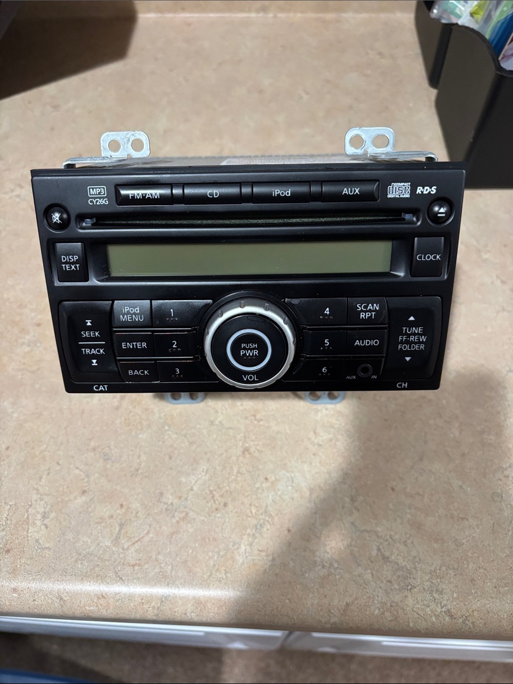 2012 Nissan Car Stereo Head Unit - Black CD/MP3/iPod/AUX Receiver